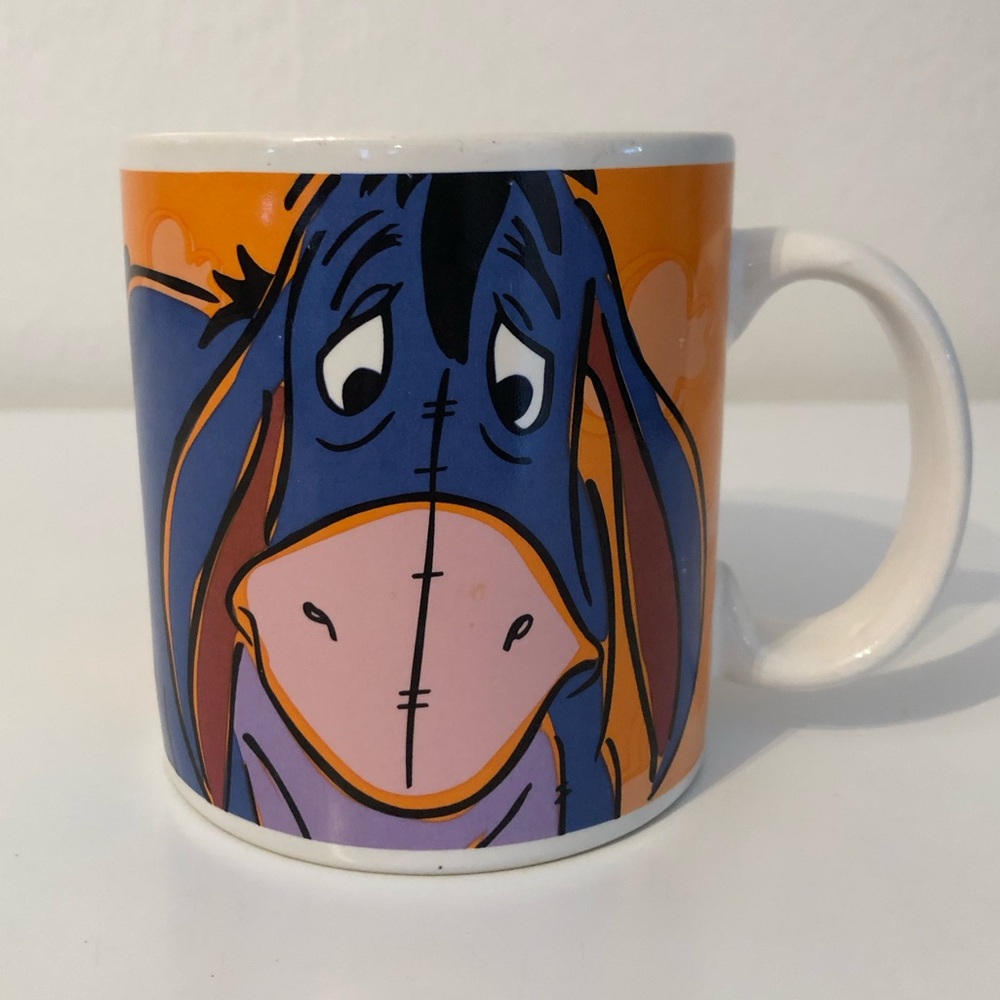 Vintage Disney Eeyore “Good Morning? I Doubt It” Mug.